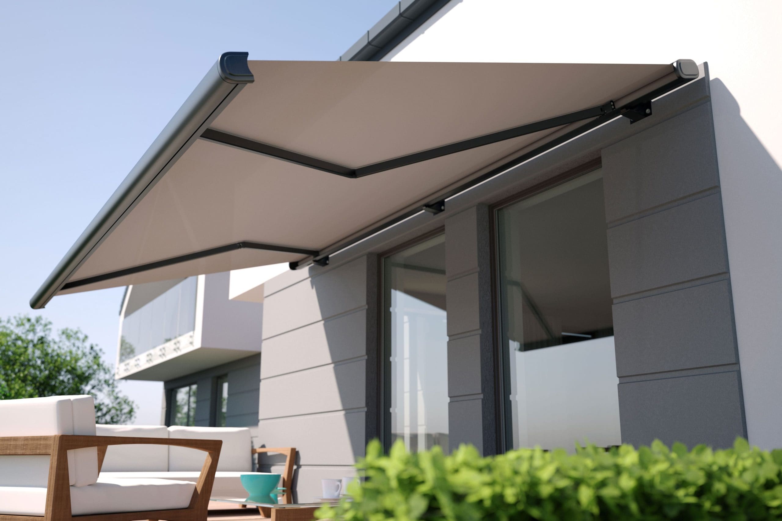 Residential awning installation in Richmond